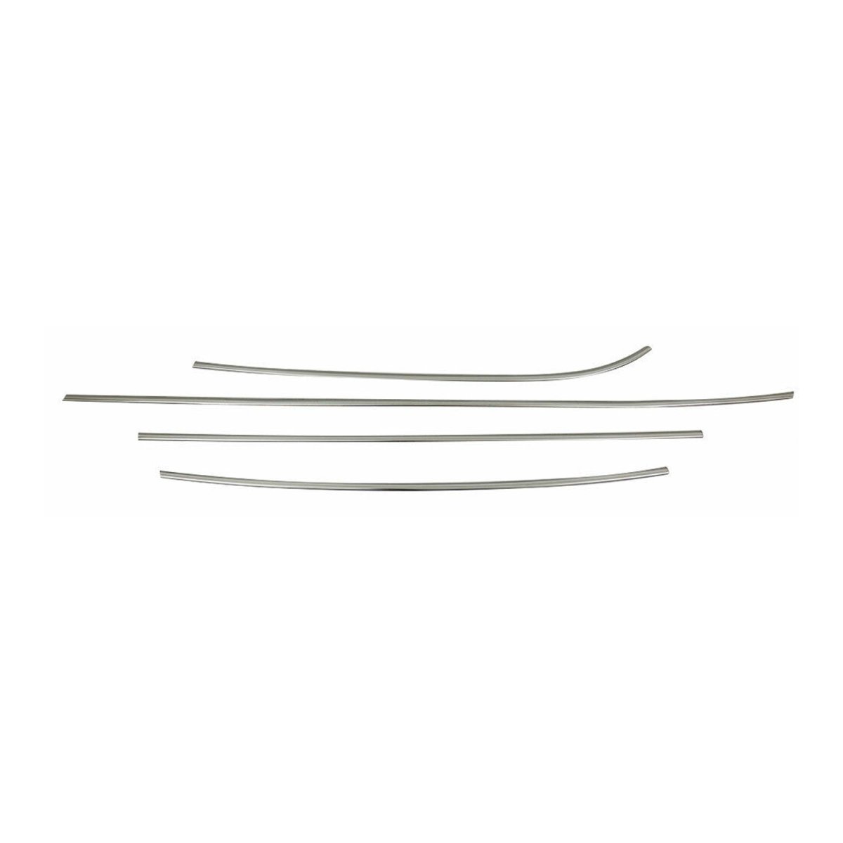 Hyundai Veloster Window Trim - Omac - S.Steel - Gloss Silver - '12-'17